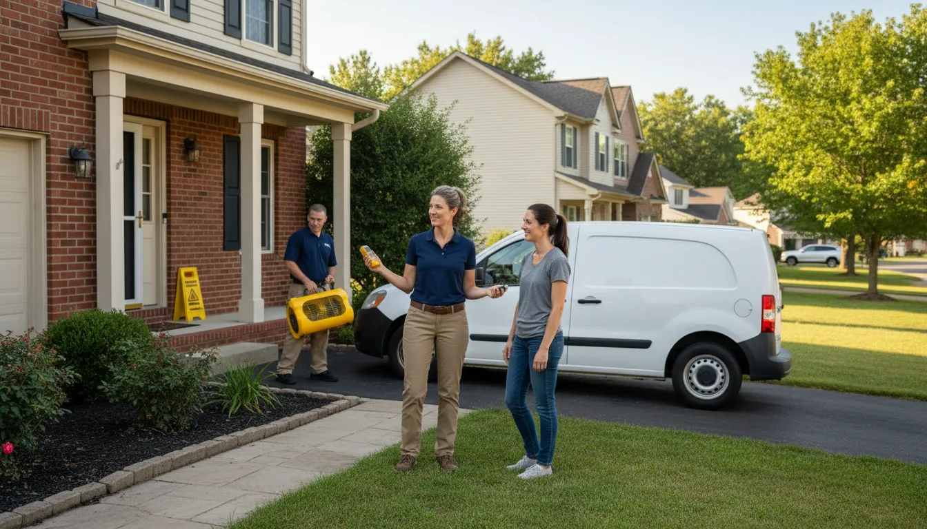Residential water damage restoration in Gaylord, MI